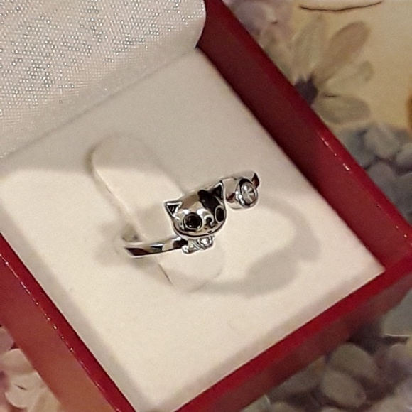NEW S925 Kitty Ring - Picture 3 of 5